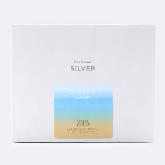 عطر دو قلو مردانه زارا سیلور و سیلور سامر — تصویر ۲