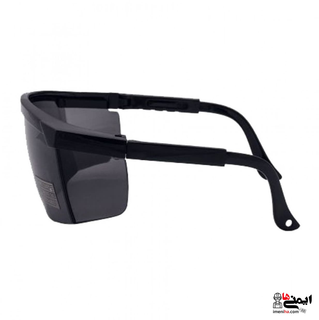 عینک ایمنی فریم دار دودی PAN 2172 (P650F) — تصویر ۳