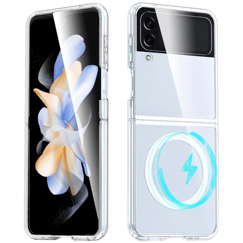 قاب گوشی مگ سیف شفاف مناسب برای Samsung Galaxy Z Flip3