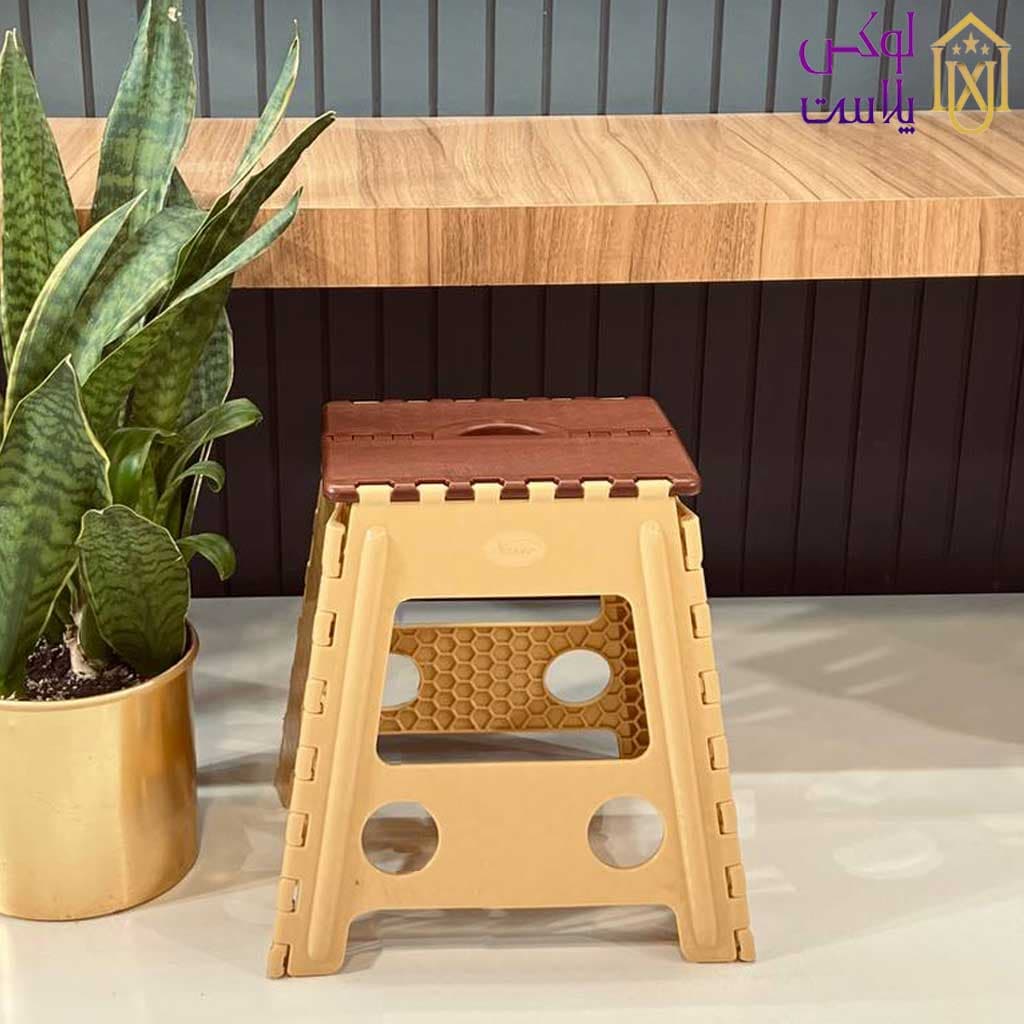 چهارپایه پلاستیکی تاشو مسافرتی 517 — تصویر ۲