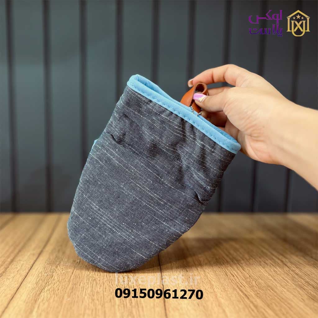 دستکش فر سیلیکونی ساق کوتاه مدل کوسه 4316 — تصویر ۳