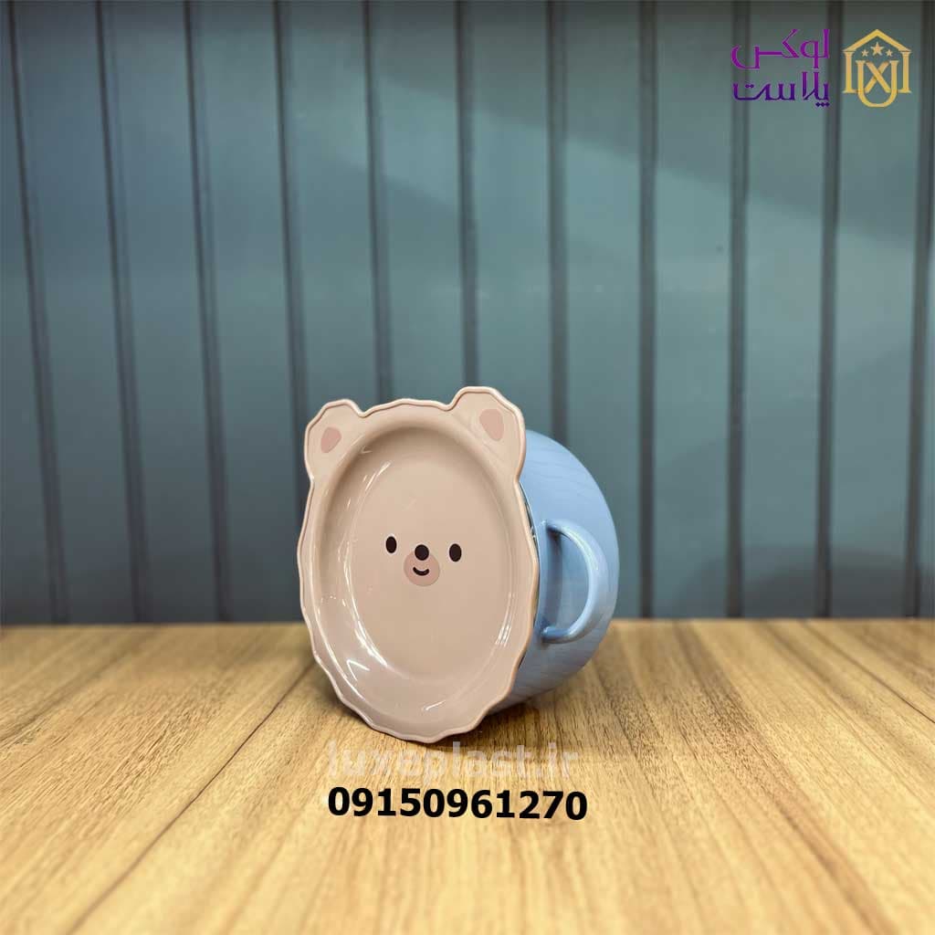 ظرف غذای استیل گرد خرسی — تصویر ۲