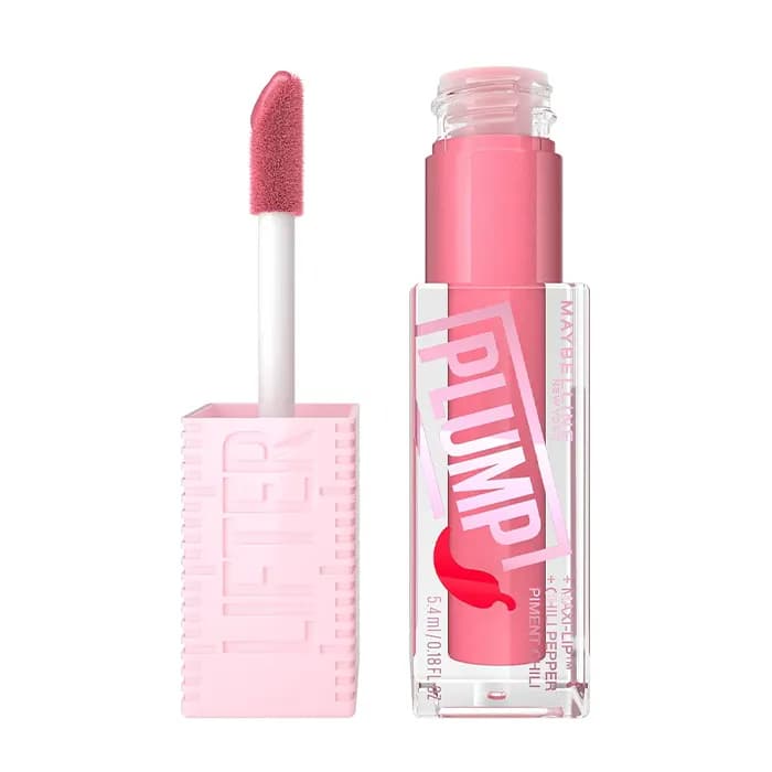 لیپ گلاس حجم دهنده میبلین رنگ Blush Blaze