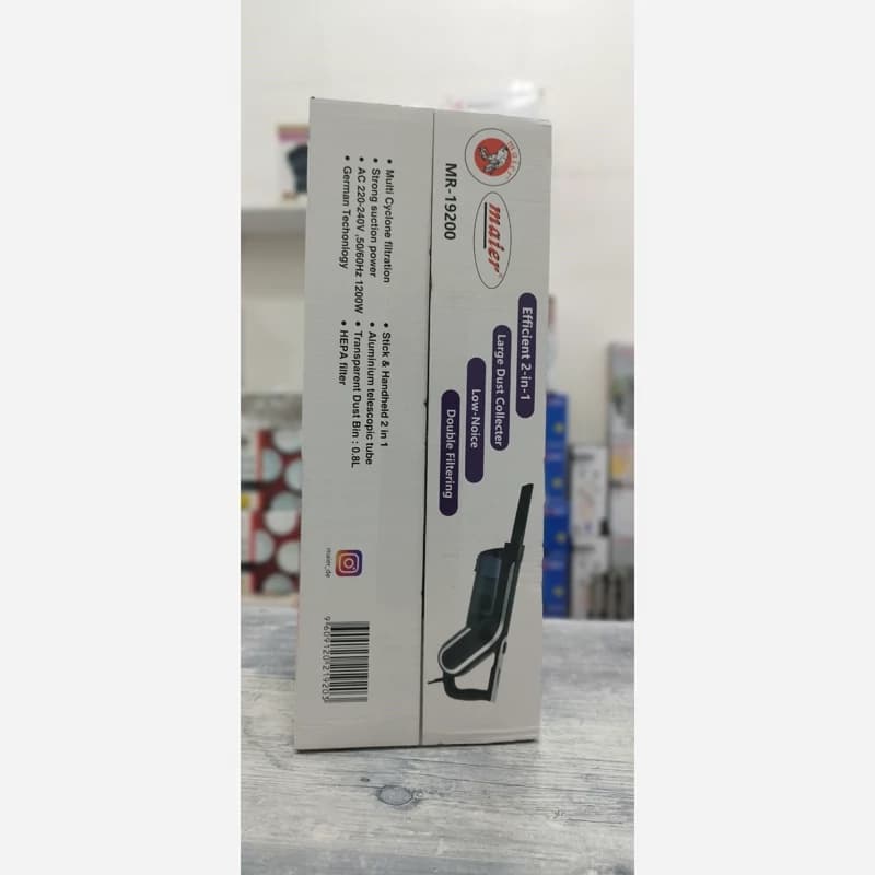 جارو عصایی مایر ۱۲۰۰ وات | Maier Vacuum Cleaner MR-16900 — تصویر ۶