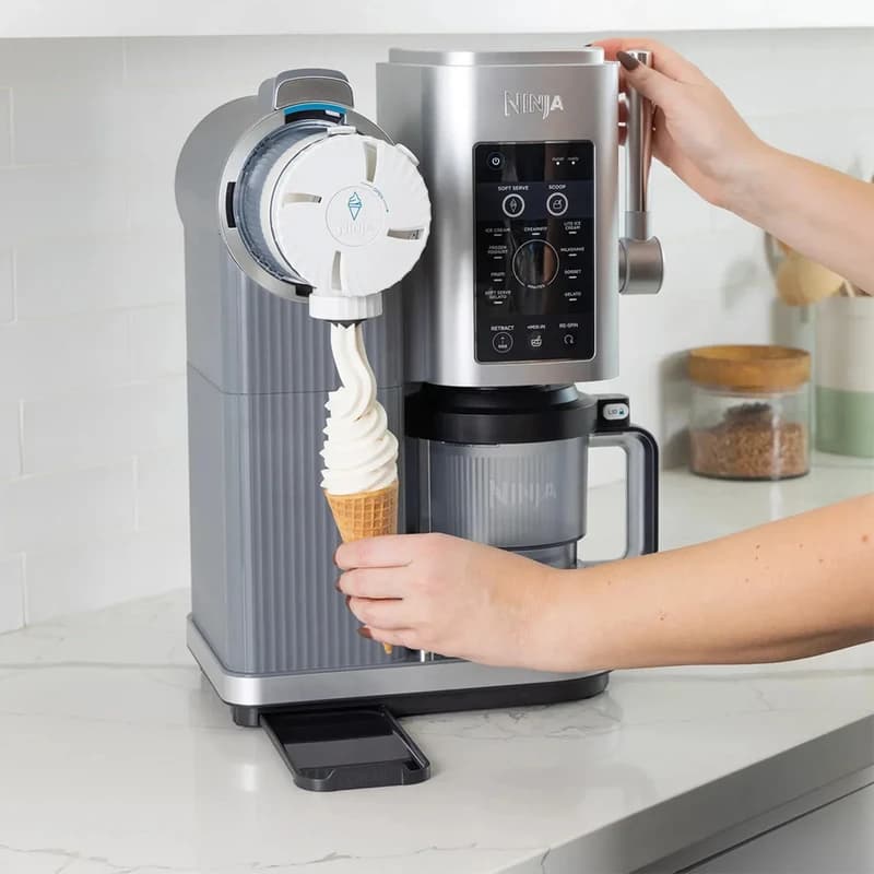 بستنی ساز نینجا مدل Ninja CREAMi Scoop & Swirl Ice Cream Maker | NINJA SWIRL BY CREAM NC701 — تصویر ۷