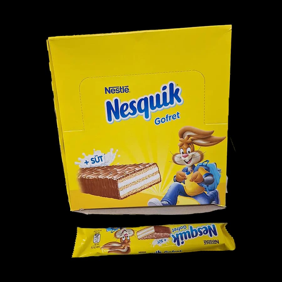 ویفر نسکوییک نستله 26.7 گرمی بسته 30 عددی | Nestlé Nesquik Gofret — تصویر ۳