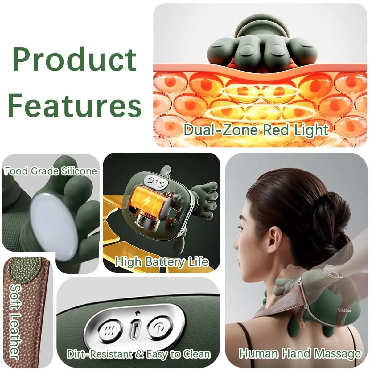 ماساژور شانه و گردن حرفه ای راویسا مدل Ravisa fz831 Neck and Shoulder Massager | fz831 — تصویر ۴