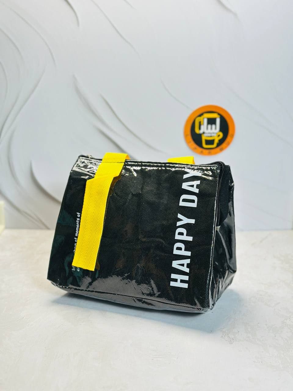 کیف لانچ باکس برزنتی کاور دار HAPPY DAY کد 1871 — تصویر ۸