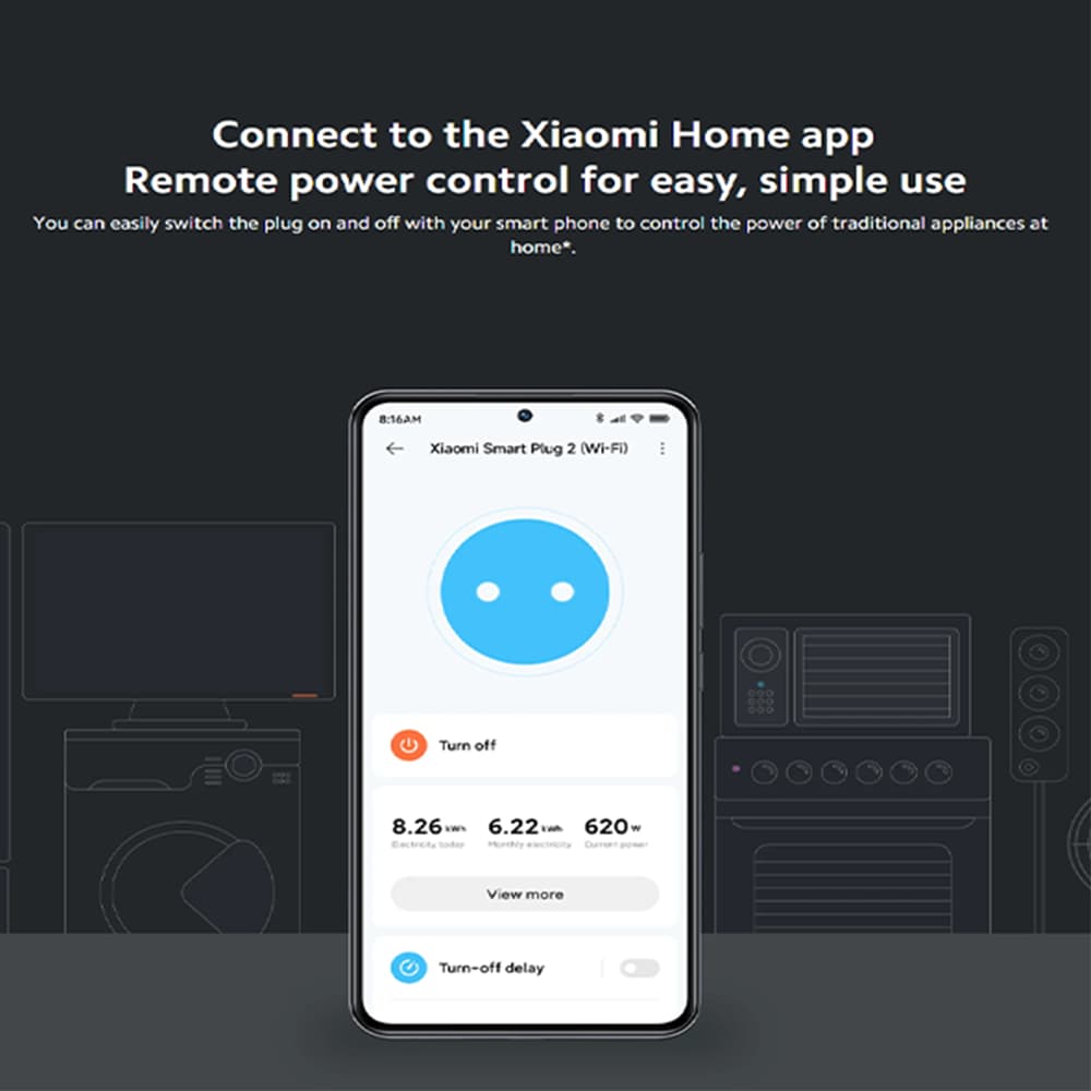 پريز برق هوشمند شيائومی مدل Xiaomi Smart Plug 2 Wi-Fi ZNCZ302KK — تصویر ۵