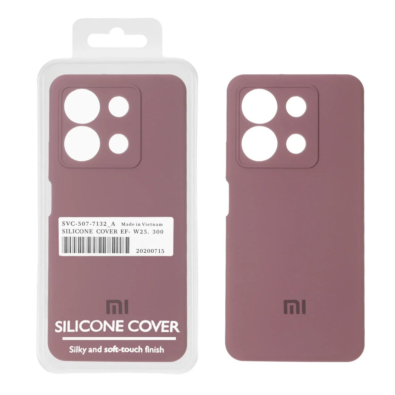 قاب سیلیکونی پاک کنی اورجینال Master Quality مدل Xiaomi Redmi Note 13 4G — تصویر ۳