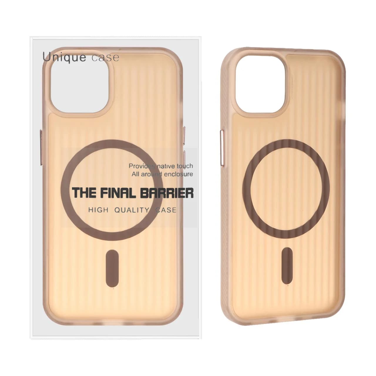 قاب اورجینال Unique Case کرکره ای مات MagSafe مدل Apple iPhone 13 / iPhone 14 — تصویر ۳