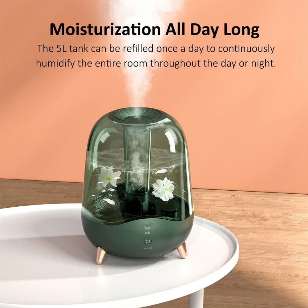 دستگاه بخور و رطوبت ساز هوا شيائومی مدل Deerma Humidifier 5L F329 — تصویر ۳