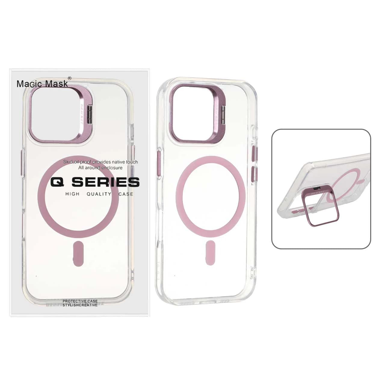 قاب اورجینال Q Series Bracket کریستالی Magsafe لنز استندشو Apple iPhone 16 — تصویر ۲