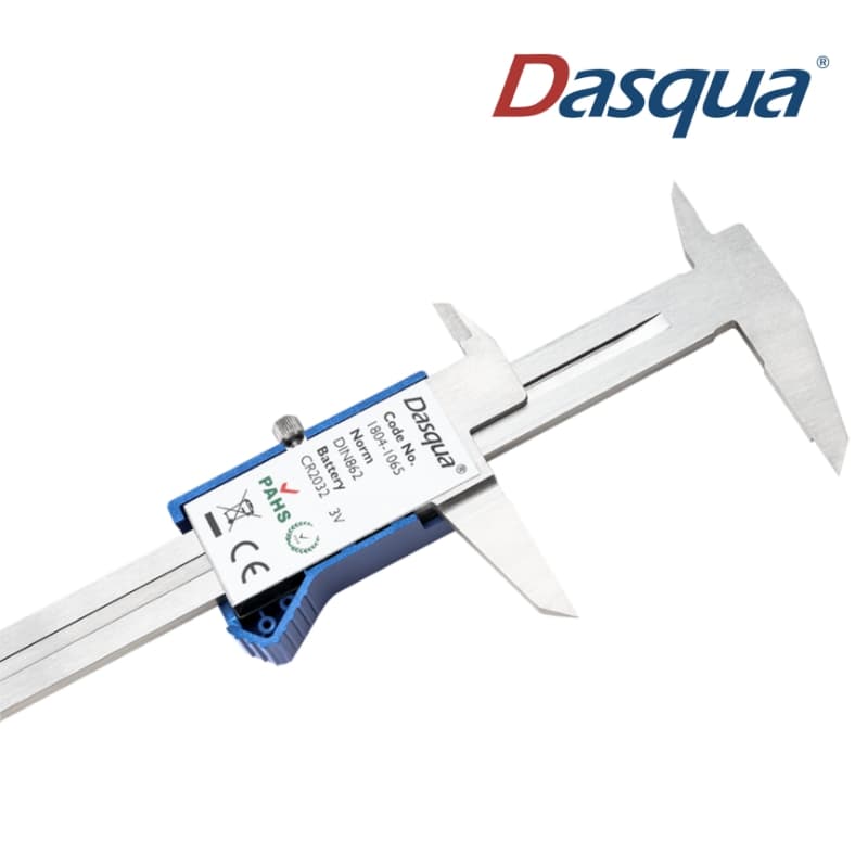 کولیس دیجیتال 30 سانتیمتر مدل DASQUA 1804-1075 ایتالیا — تصویر ۵
