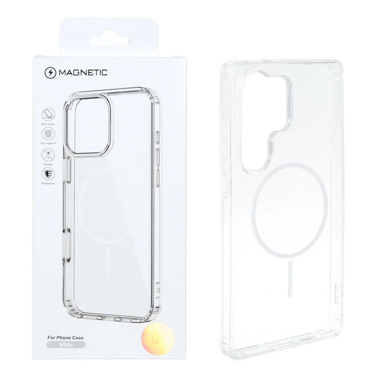 قاب اورجینال Magnetic دور ژله ای MagSafe مدل Samsung Galaxy S25 Ultra