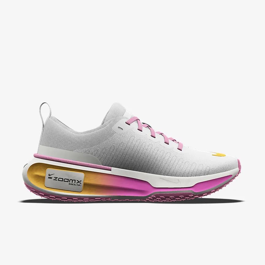 کفش زنانه نایک اورجینال -سفیدوبنفش Nike Invincible 3 By You — تصویر ۴