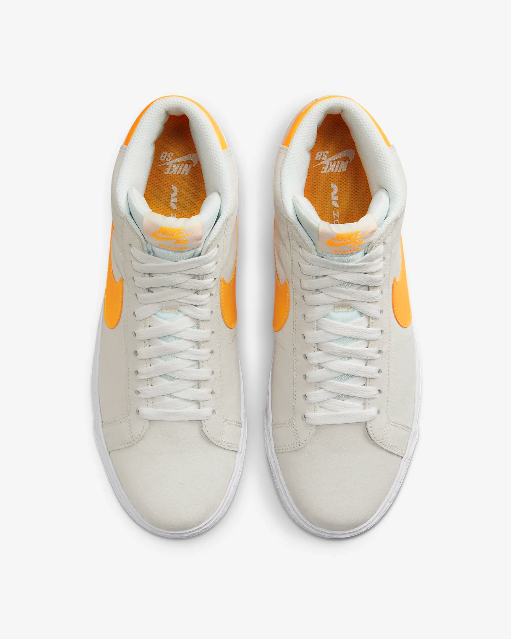 کفش زنانه نایک اورجینال – سفید Nike SB Zoom Blazer Mid — تصویر ۵