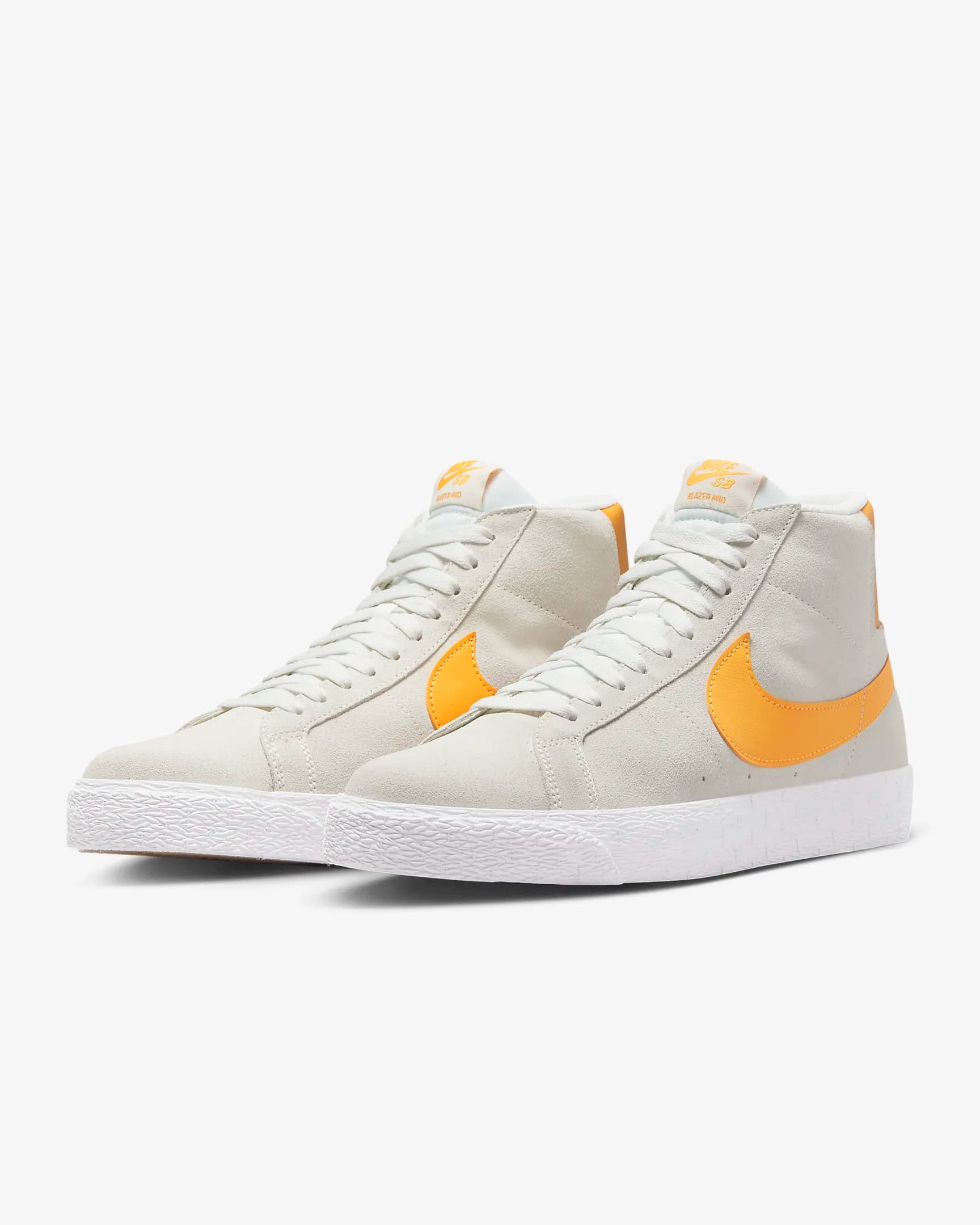 کفش زنانه نایک اورجینال – سفید Nike SB Zoom Blazer Mid — تصویر ۶