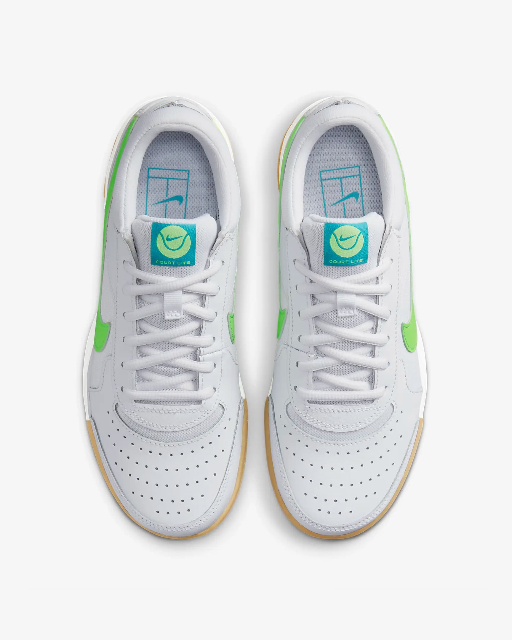کفش زنانه نایک اورجینال -سفید NikeCourt Air Zoom Lite 3 — تصویر ۵
