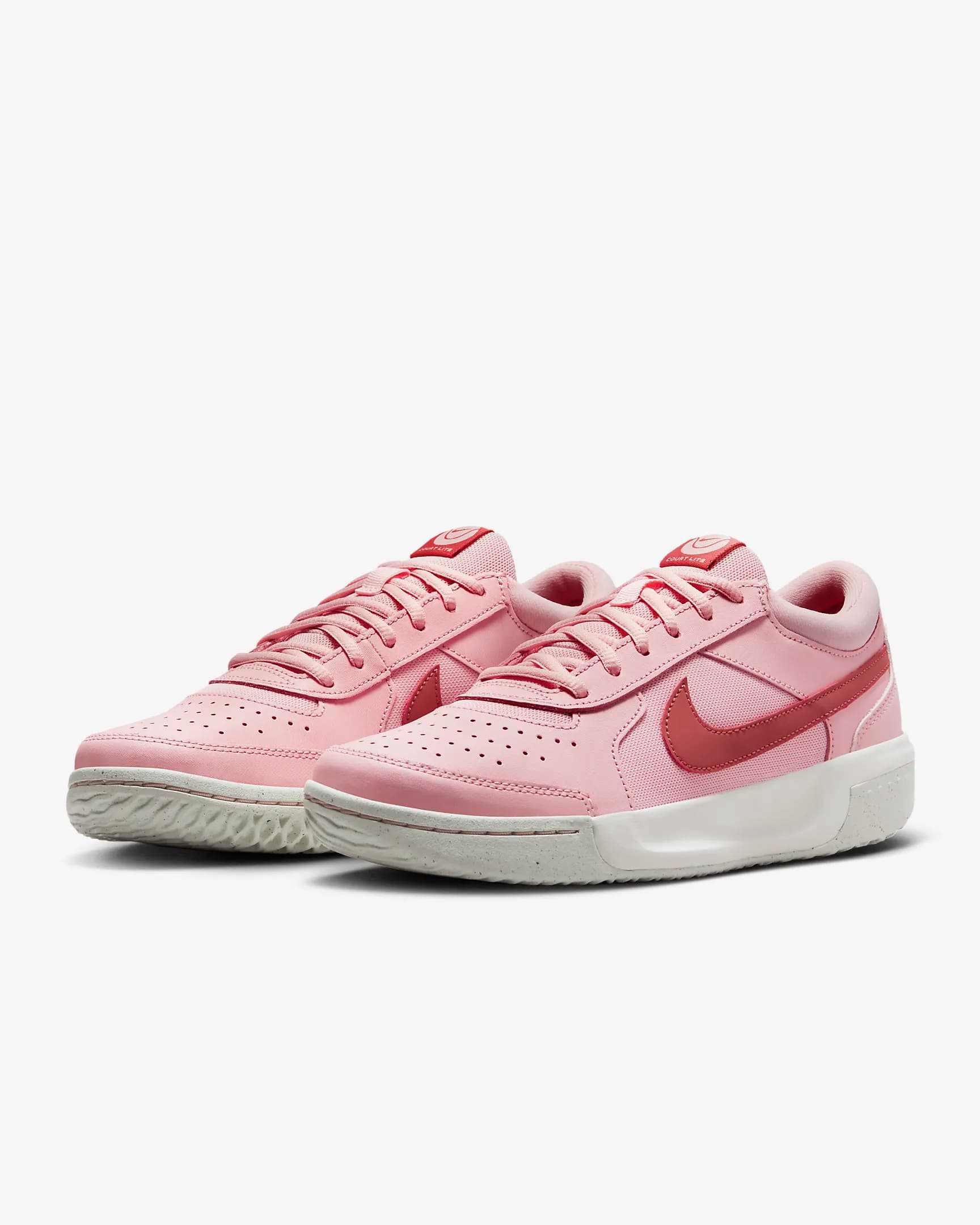 کفش زنانه نایک اورجینال -صورتی NikeCourt Air Zoom Lite 3 — تصویر ۶
