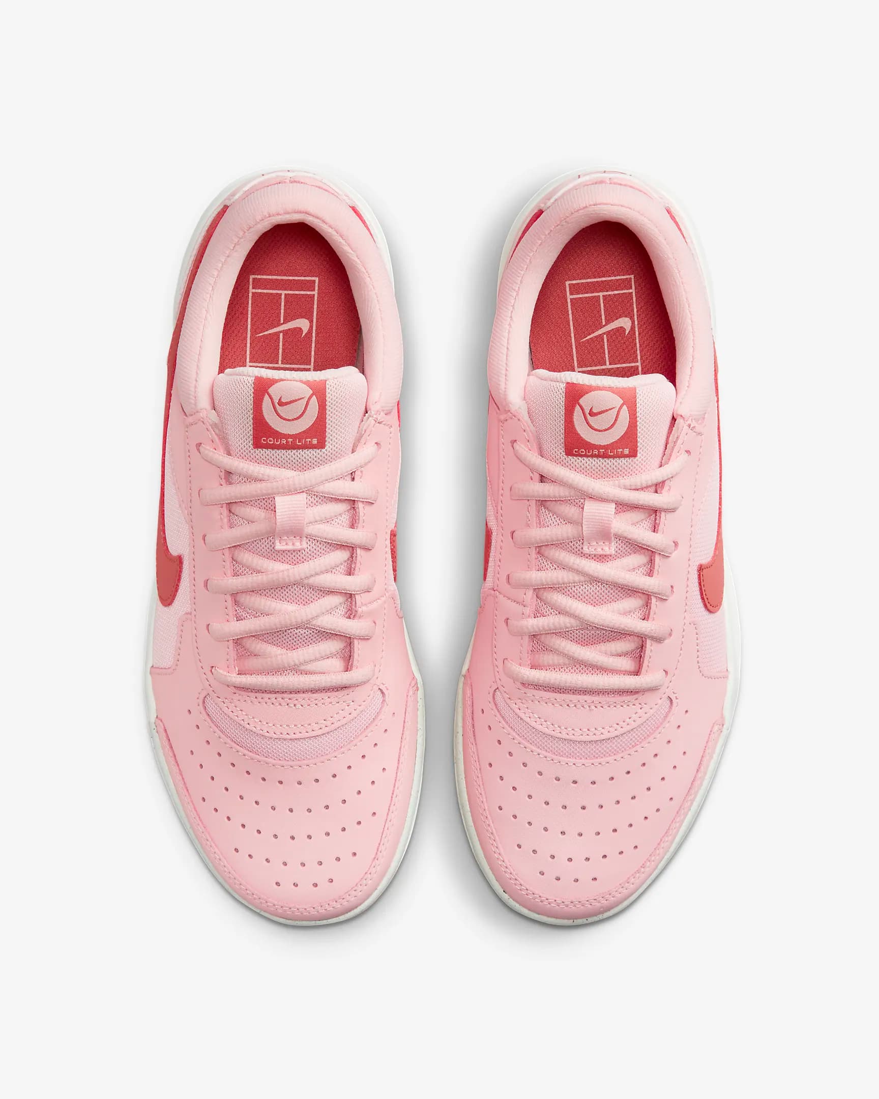کفش زنانه نایک اورجینال -صورتی NikeCourt Air Zoom Lite 3 — تصویر ۵