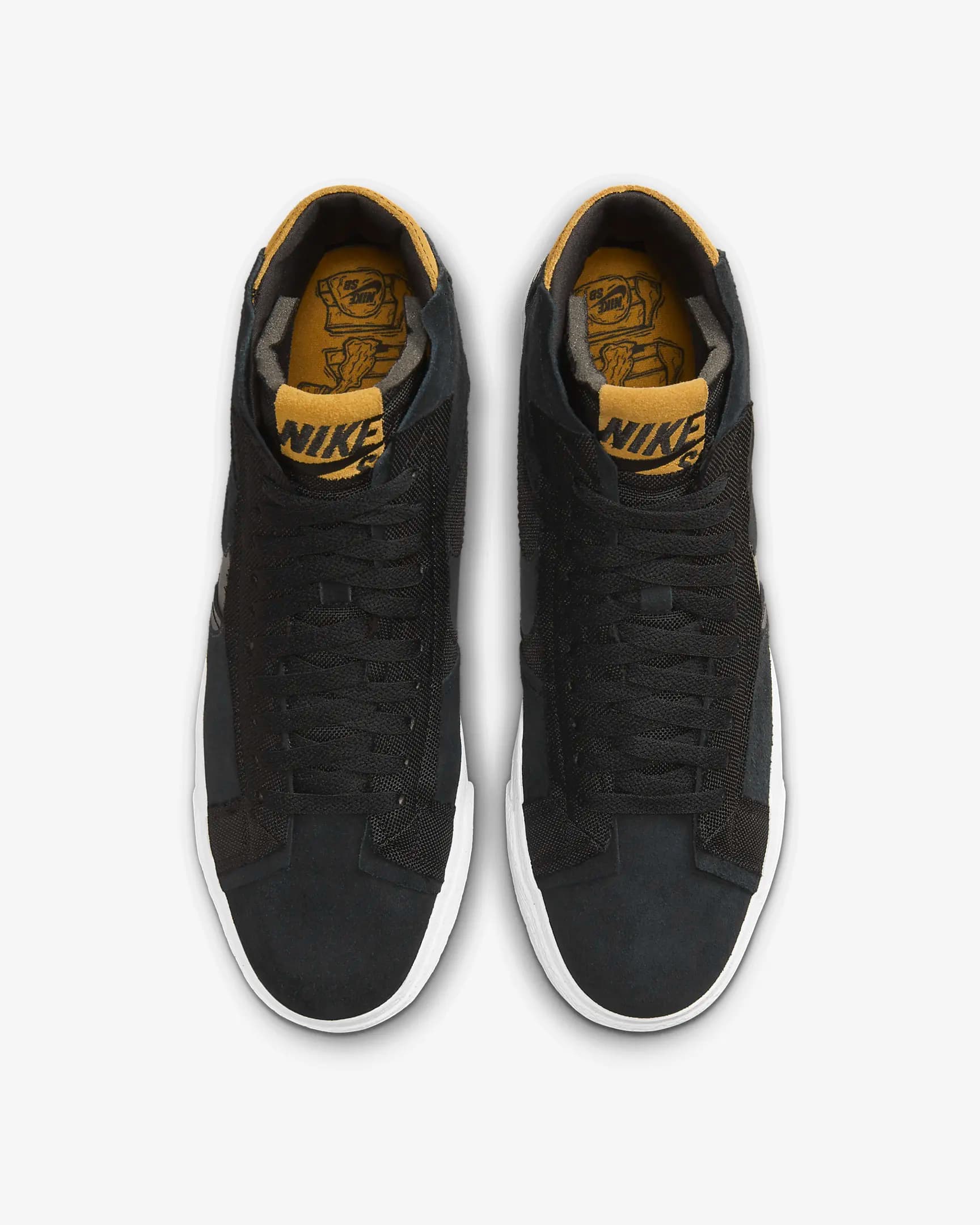کفش زنانه نایک اورجینال -مشکی Nike SB Zoom Blazer Mid Premium — تصویر ۵