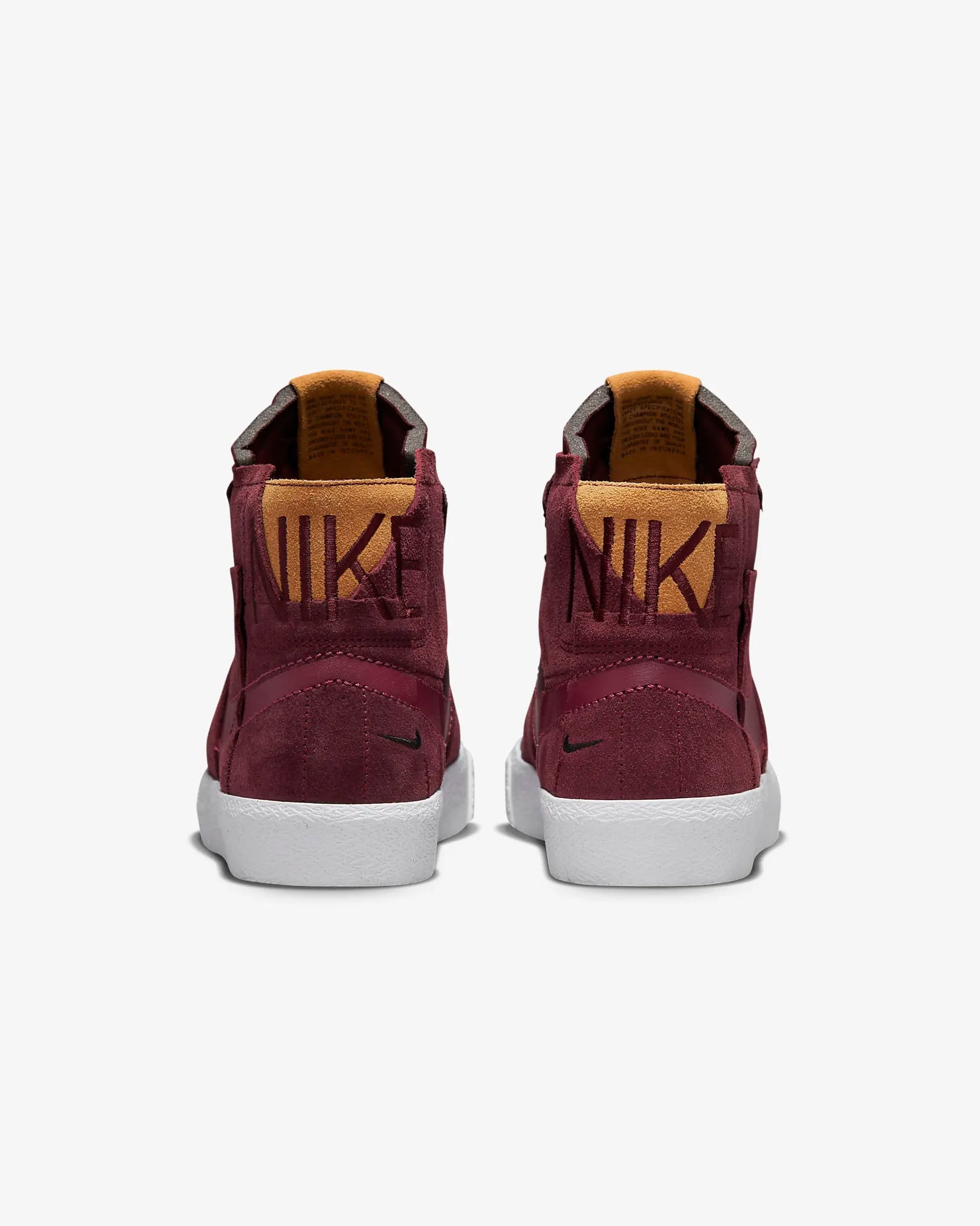 کفش زنانه نایک اورجینال -زرشکی Nike SB Zoom Blazer Mid Premium — تصویر ۷