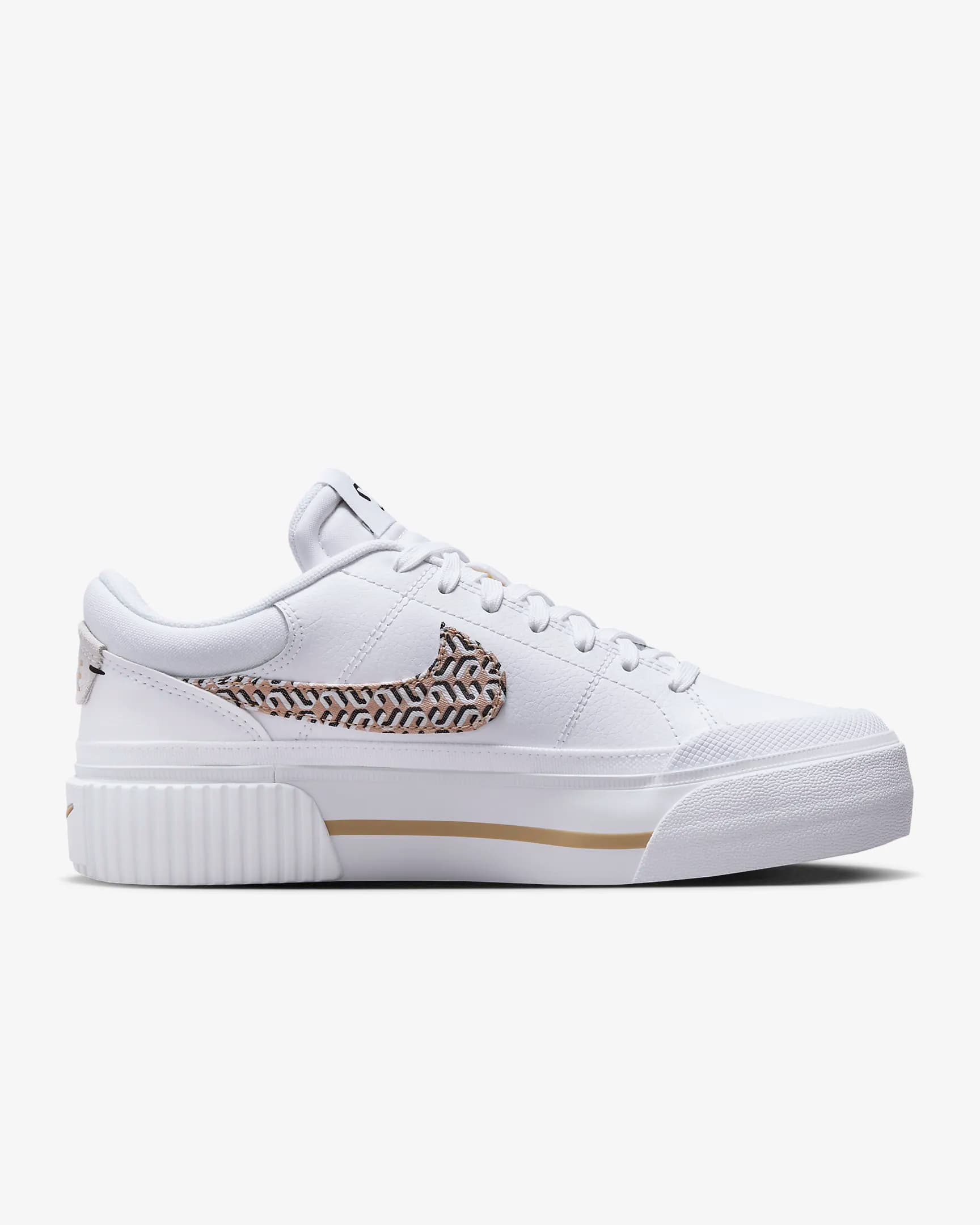 کفش زنانه نایک اورجینال-سفید Nike Court Legacy Lift x Nike United — تصویر ۴
