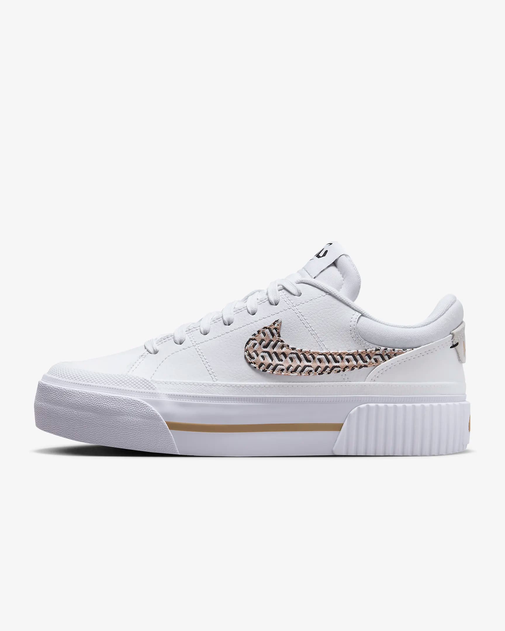کفش زنانه نایک اورجینال-سفید Nike Court Legacy Lift x Nike United — تصویر ۲