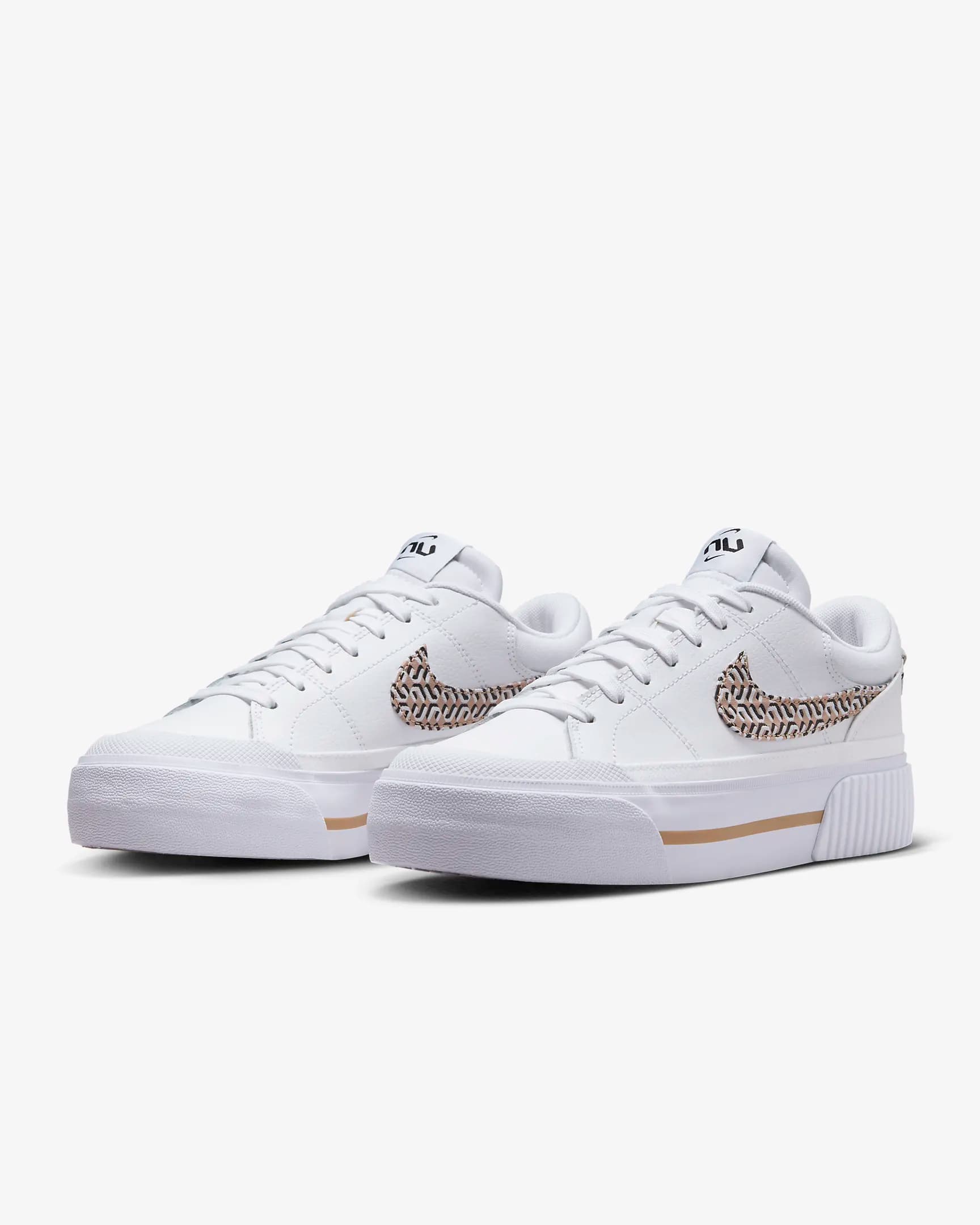 کفش زنانه نایک اورجینال-سفید Nike Court Legacy Lift x Nike United — تصویر ۶