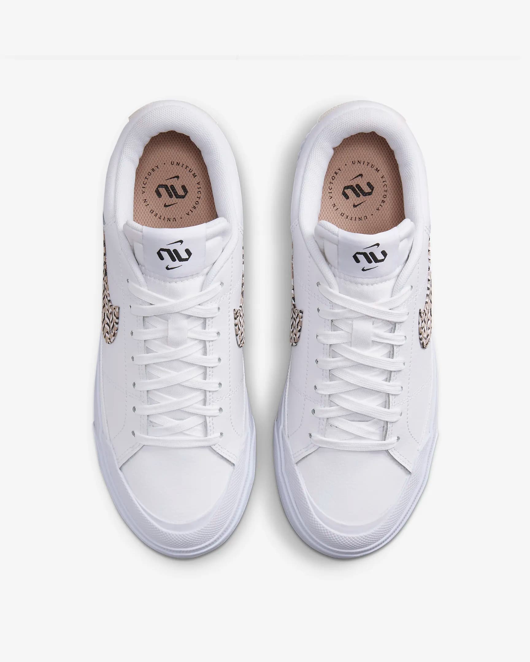کفش زنانه نایک اورجینال-سفید Nike Court Legacy Lift x Nike United — تصویر ۵
