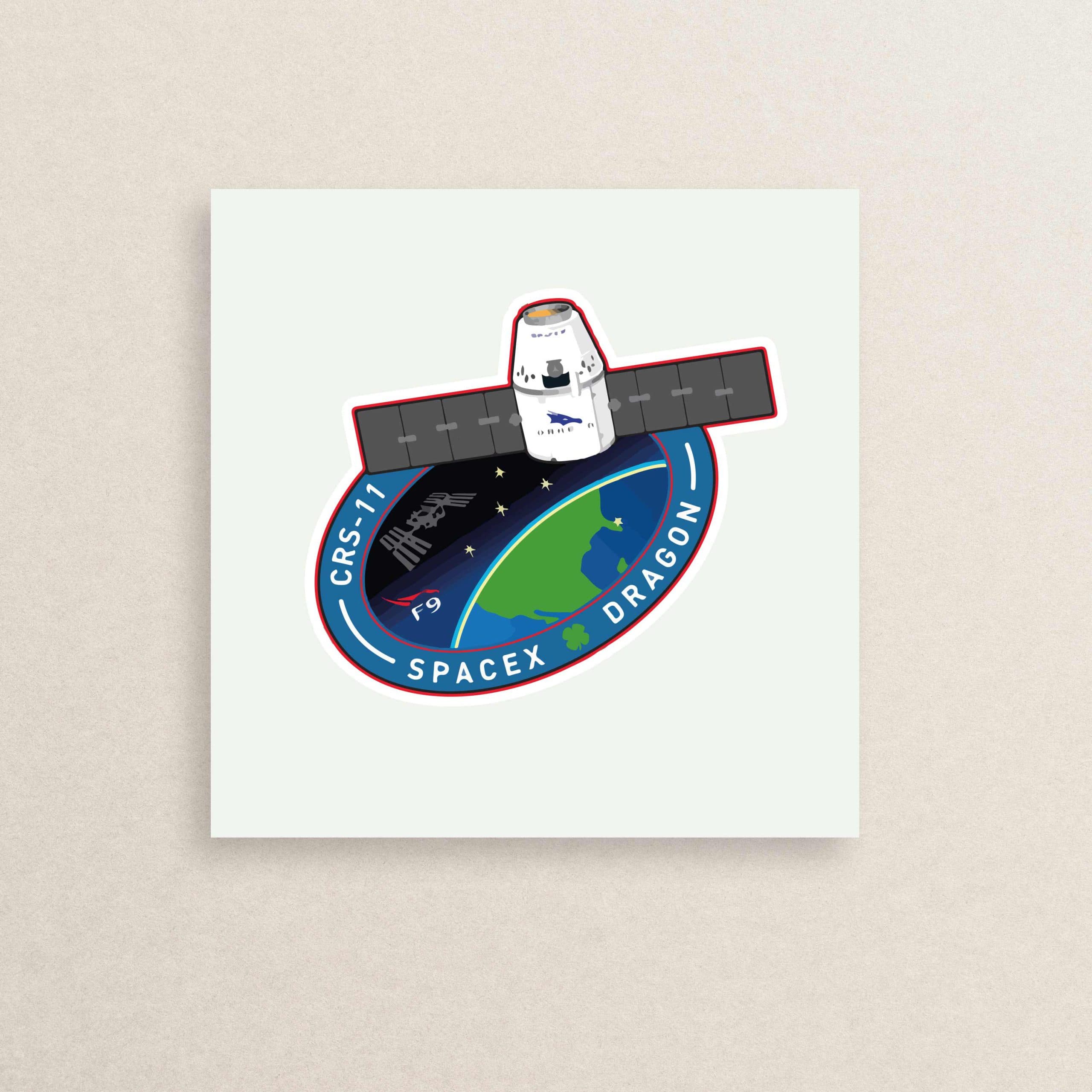 استیکر بج – نشان ماموریت فضایی 06 | Space badge sticker 06
