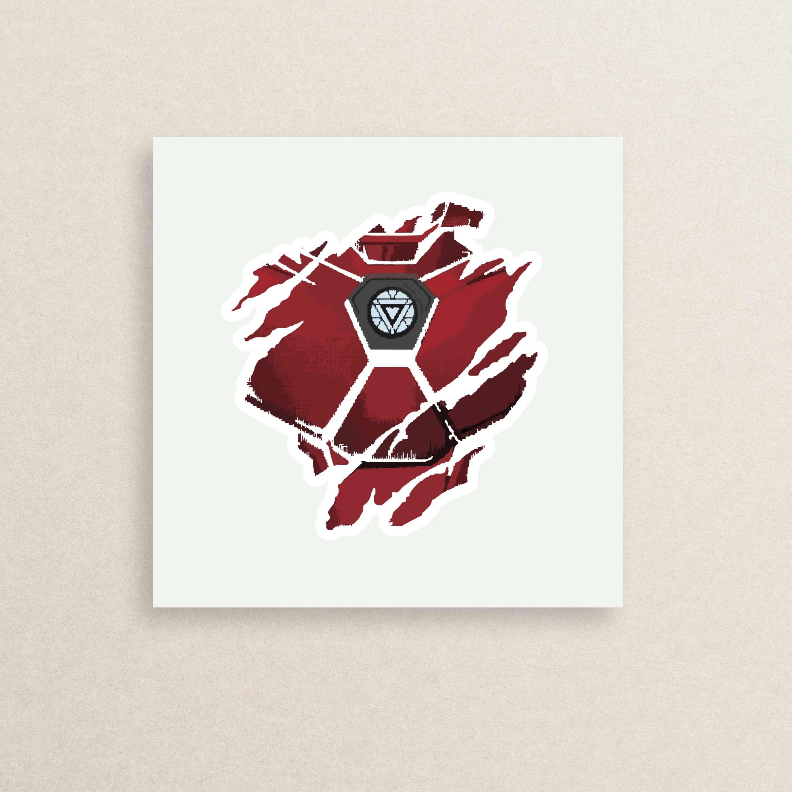 استیکر مردآهنی مارول 03 | Marvel Iron Man sticker 03
