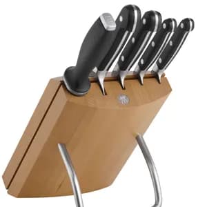 ست بلوک چاقوی آشپزخانه زولینگ 6 پارچه Zwilling Pro Block Set-Beeach 6 pieces