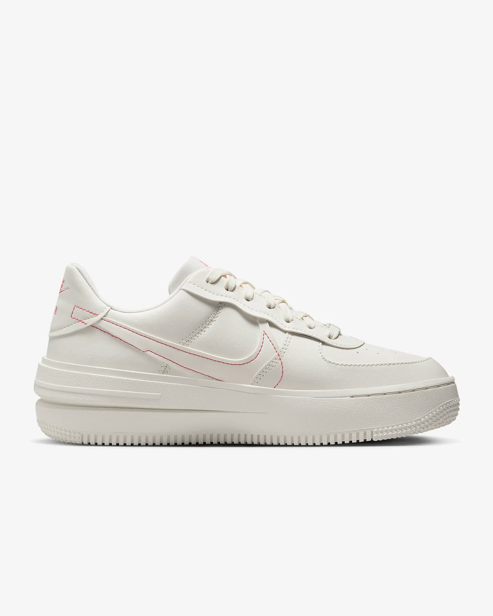 کفش زنانه نایک اورجینال-سفیدو صورتی Nike Air Force 1 PLT.AF.ORM — تصویر ۵