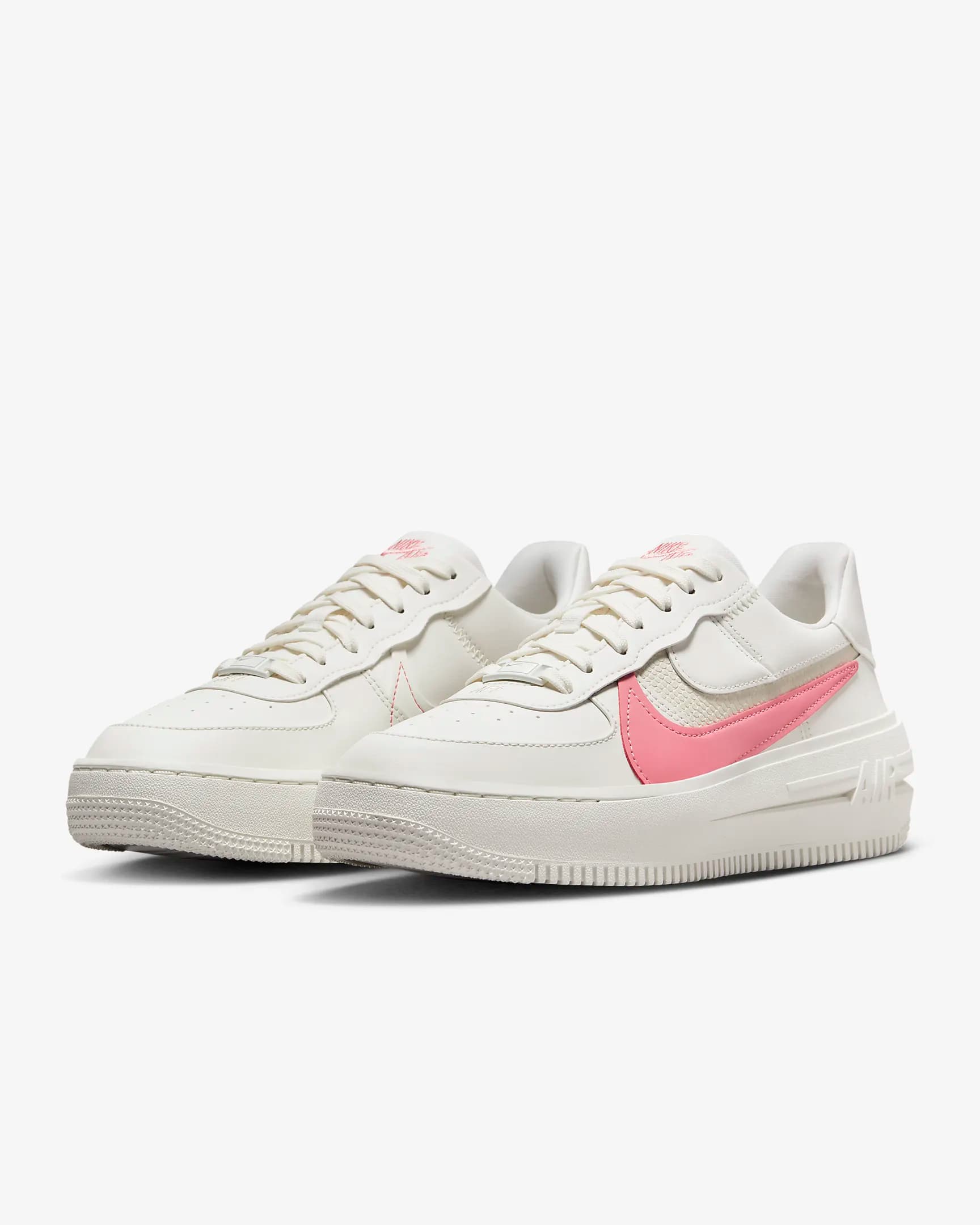 کفش زنانه نایک اورجینال-سفیدو صورتی Nike Air Force 1 PLT.AF.ORM — تصویر ۷