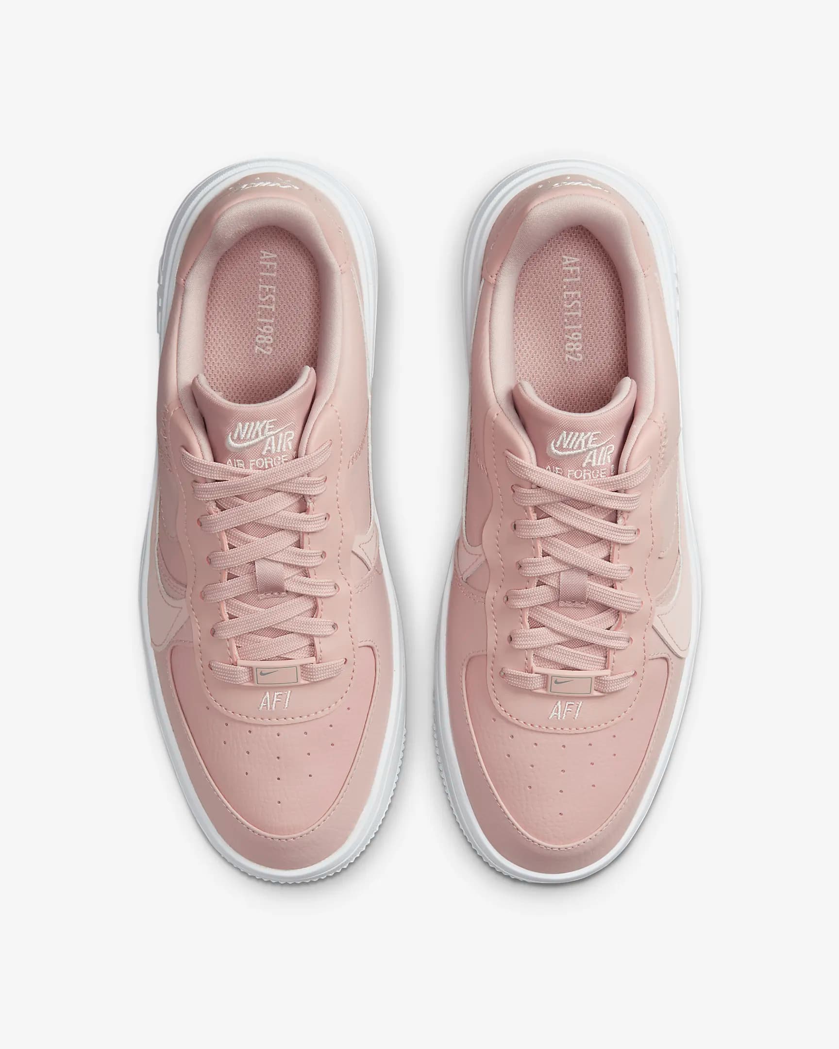 کفش زنانه نایک اورجینال- صورتی Nike Air Force 1 PLT.AF.ORM — تصویر ۶