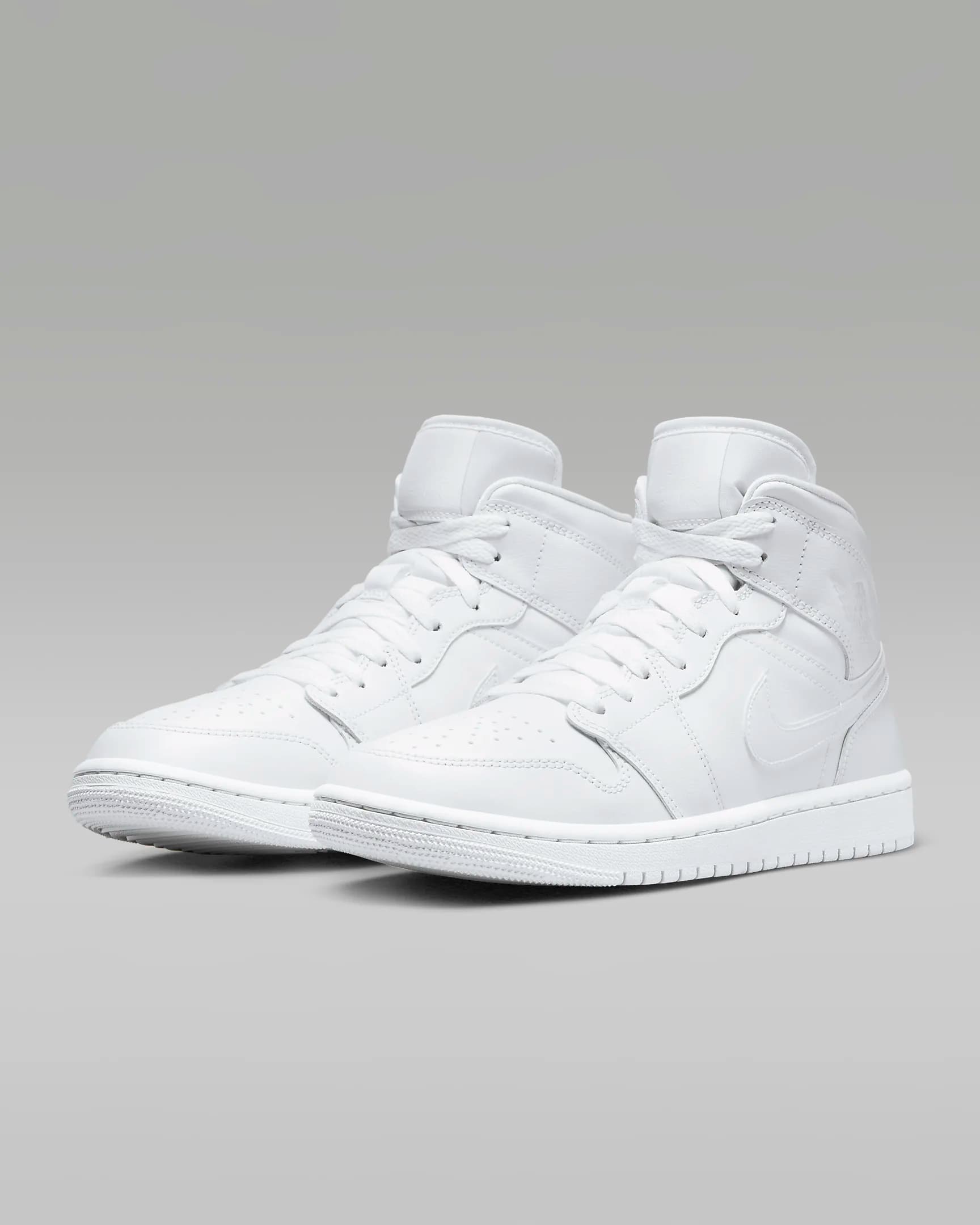 کفش زنانه نایک اورجینال- سفید Nike Air Jordan 1 Mid — تصویر ۶