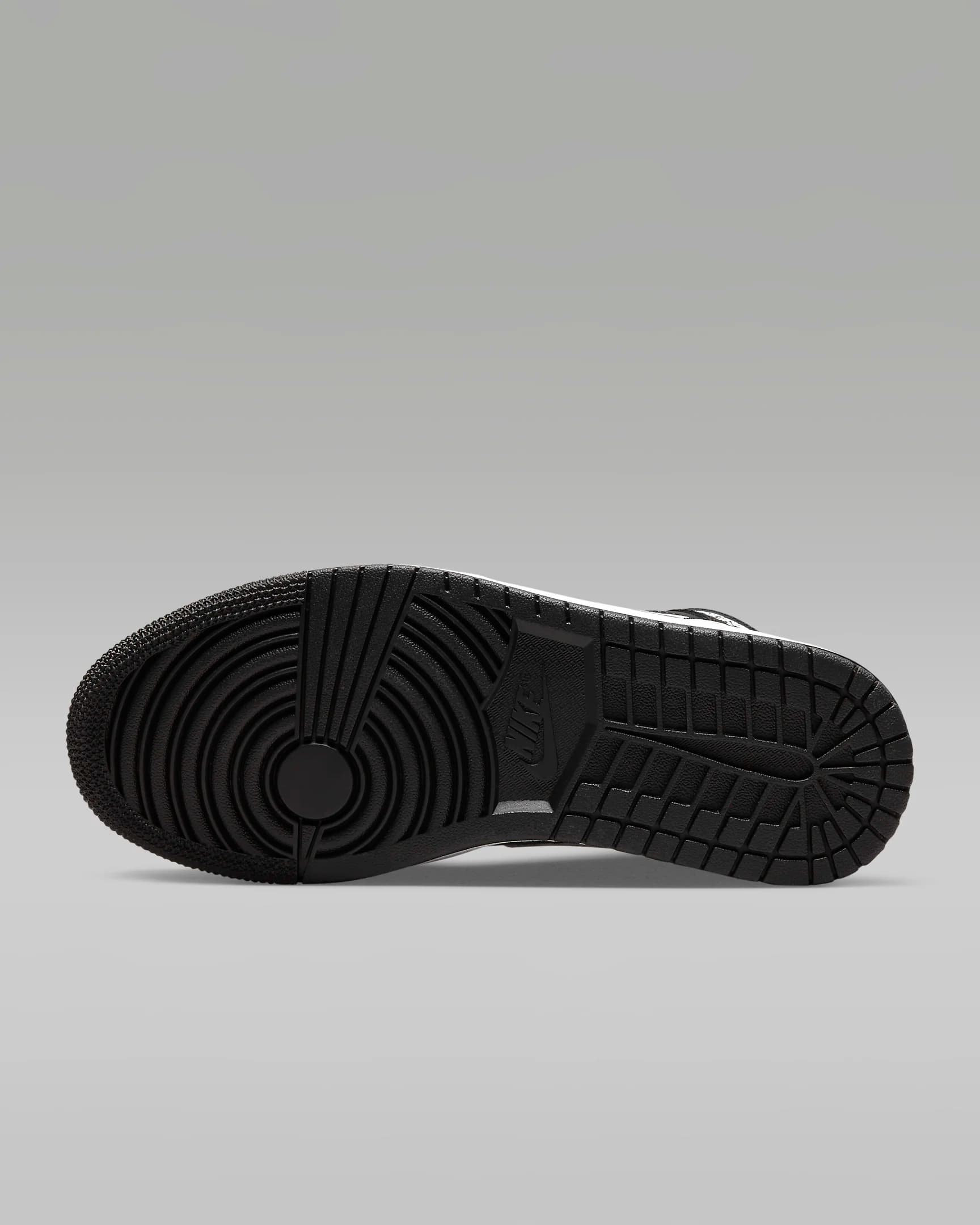 کفش زنانه نایک اورجینال- مشکی Nike Air Jordan 1 Mid — تصویر ۲