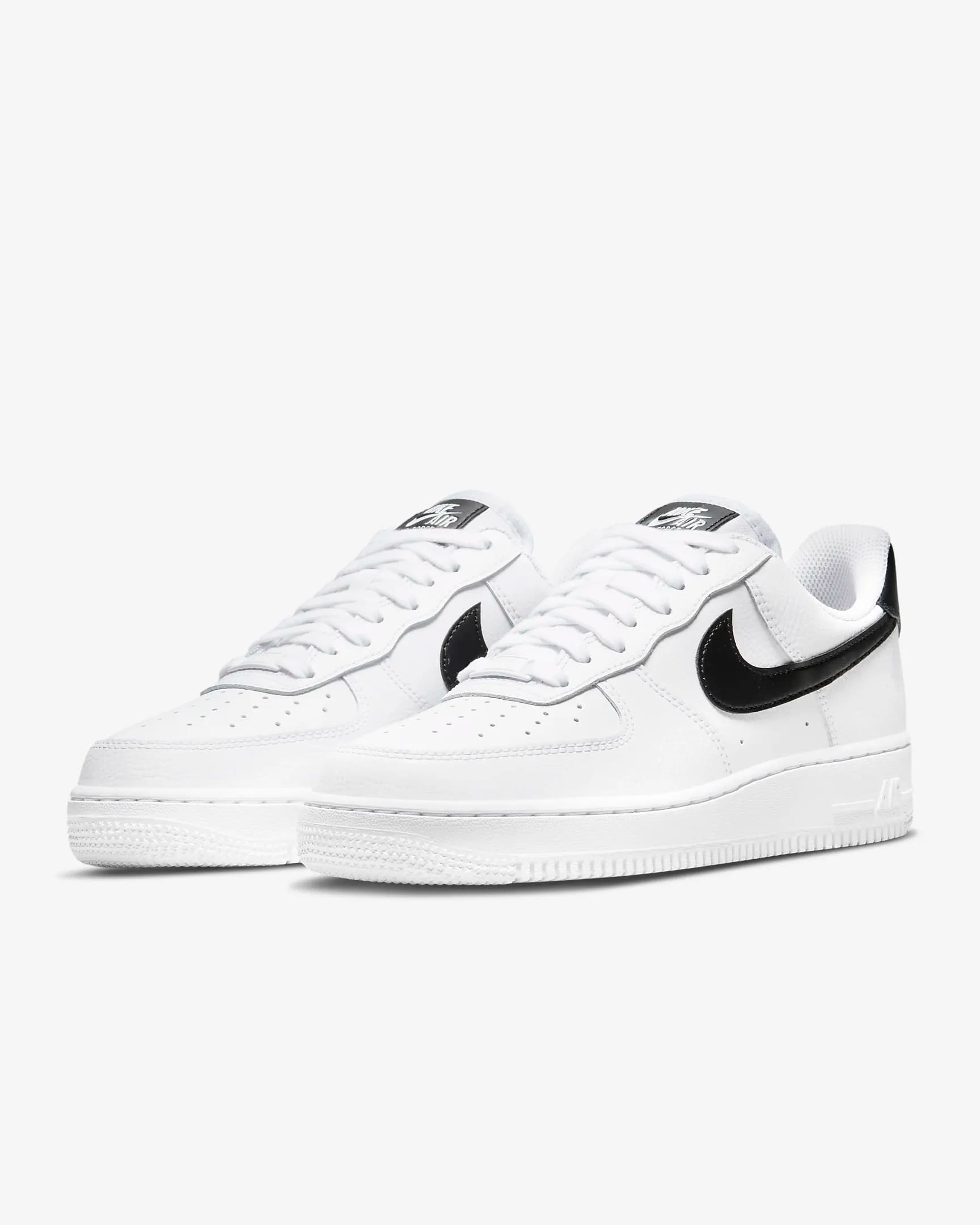 کفش زنانه نایک اورجینال-سفیدومشکی Nike Air Force 1 ’07 — تصویر ۶
