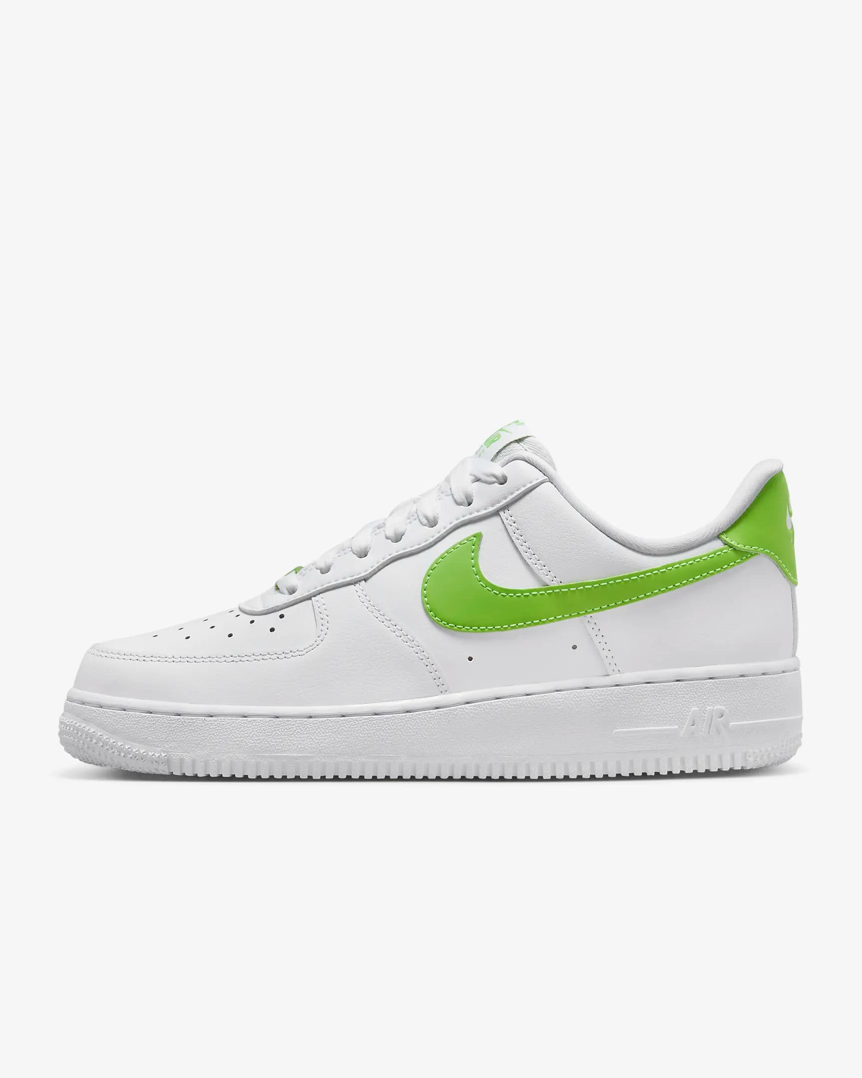 کفش زنانه نایک اورجینال-سفیدوسبز Nike Air Force 1 ’07 — تصویر ۲