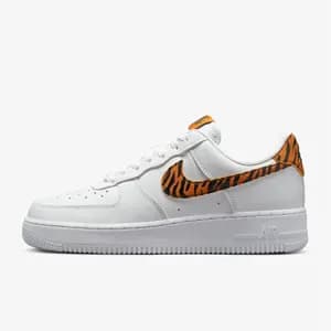 کفش زنانه نایک اورجینال-سفیدونارنجی Nike Air Force 1 ’07