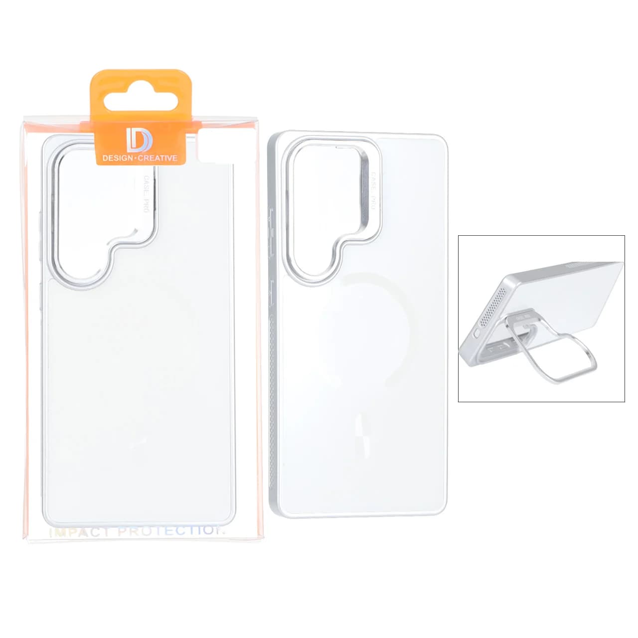 قاب اورجینال PVD Case Pro استندشو MagSafe مدل Samsung Galaxy S25 Ultra — تصویر ۳