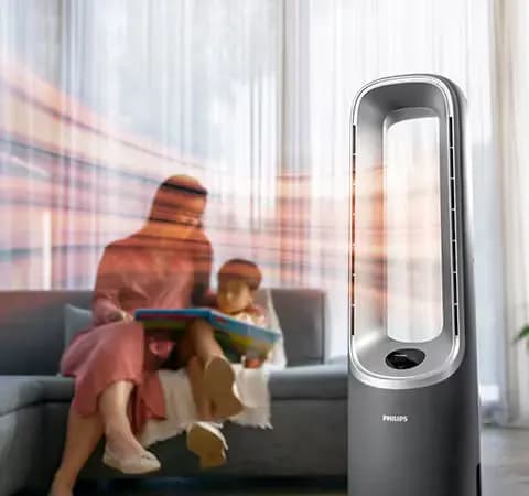 سیستم ایرفرمر تصفیه هوا سه کاره-گرم و خنک کننده هوشمند فیلیپس Philips Air Performer 8000 seri AMF870/15 — تصویر ۶