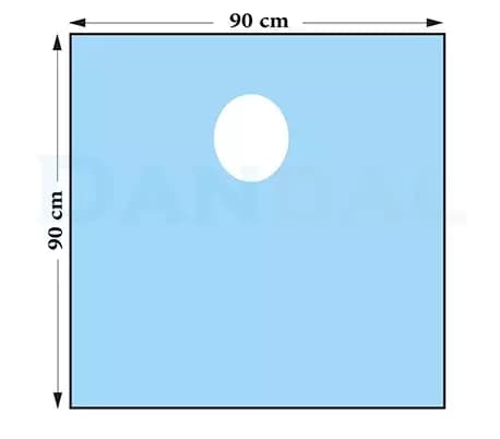 شان پرفوره الیافی 90×90 ده عددی — تصویر ۲