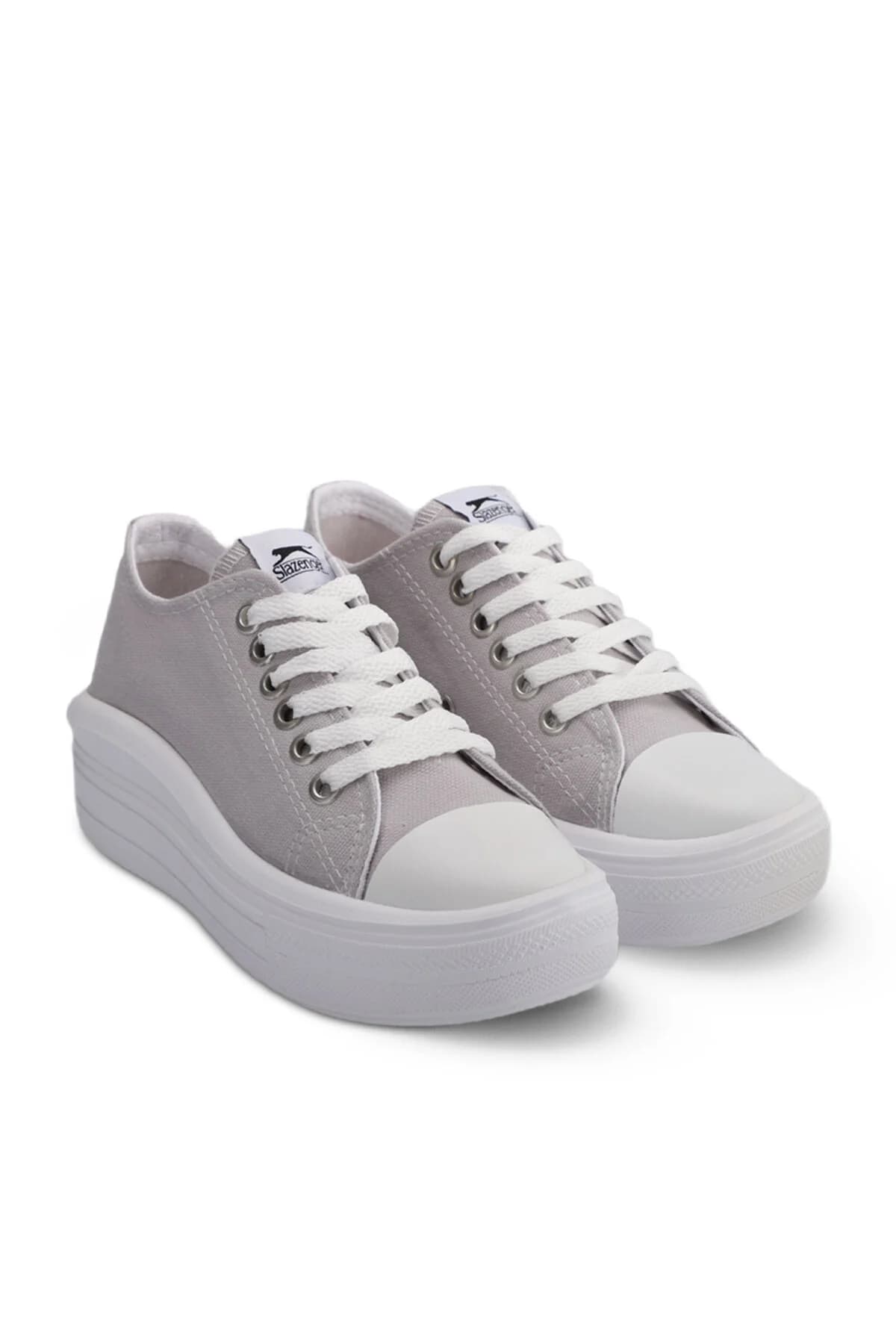 کفش زنانه اسنیکر Slazenger SUN Sneaker Kadın Ayakkabı Gri اسلازنگر — تصویر ۳