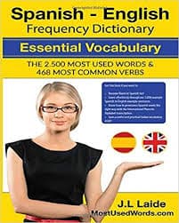 Spanish English Frequency Dictionary Essential Vocabulary