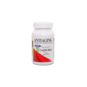سافت ژل کوکیوتن قرمز ۱۰۰ میلی گرم آنتی ایجینگ 60 عددی Antiaging CoQ10 Red 100 mg 60 Softgels