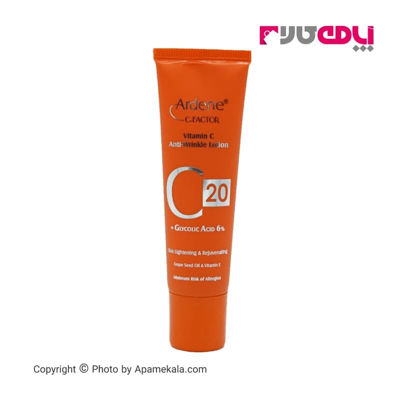 لوسیون ضدچروک حاوی ویتامین ث C20 آردن Ardene حجم 30 میل