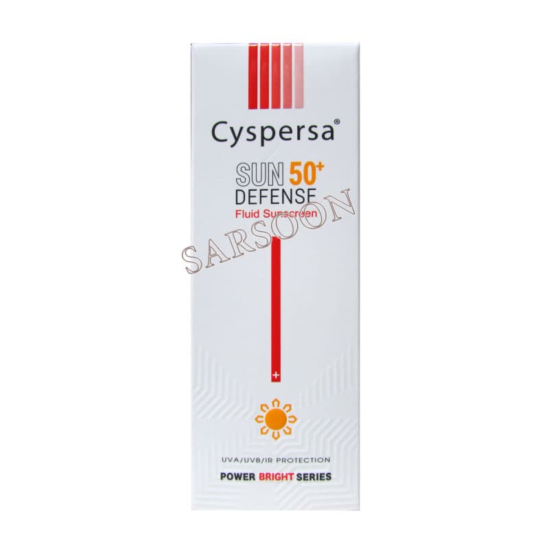فلوئید ضد آفتاب و روشن کننده SPF50 سیسپرسا Cyspersa SPF50 Lightening Sunscreen Fluid 50 ml